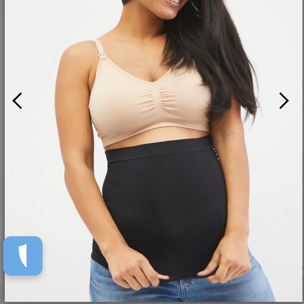 motherhood maternity tummy sleeves - black and white